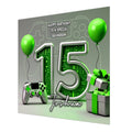 15th Gaming Birthday Card for Boys Personalised, Grandson, Son, Teenager