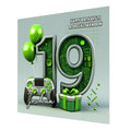 19th Gaming Birthday Card for Boys Personalised, Grandson, Son, Teenager