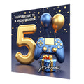 5th Gamer Birthday Card For Boys, Grandson, Son, Nephew, Brother, Gaming, Personalised