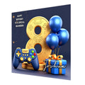 8th Gaming Birthday Card for Boys Personalised, Grandson, Son, Nephew