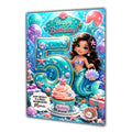 5th Birthday Card For Girls, Daughter, Granddaughter, Niece, Sister, Mermaid Girl,