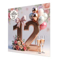 Personalised 12th Wedding Anniversary Card Special Couple, Son, Daughter, Granddaughter