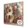 8th Wedding Anniversary Card For Husband, Wife or Special Couple Personalised