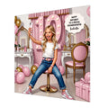 Personalised 10th Birthday Card - Girl Taking a Selfie - Blonde Hair