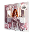 Personalised 10th Birthday Card - Girl Taking a Selfie - Ginger Hair