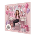 Personalised 11th Birthday Card - Girl Taking a Selfie - Brown Hair