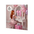 Personalised 11th Birthday Card - Girl at a Dressing Table - Ginger Hair