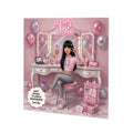 Personalised 12th Birthday Card - Girl Taking a Selfie - Black Hair