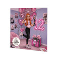 Personalised 12th Birthday Card - Girl Making a Video - Ginger Hair