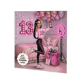 Personalised 13th Birthday Card - Black-Haired Girl Taking a Selfie - Square