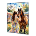 Birthday Card Girl Her Horse Granddaughter Daughter Niece Large A5 Size