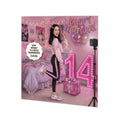 Personalised 14th Birthday Card - Girl Making a Video - Black Hair
