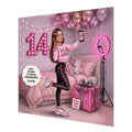 Personalised 14th Birthday Card - Girl Making a Video - Brown Hair