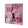 Personalised 15th Birthday Card - Girl Making a Birthday Video - Black Hair