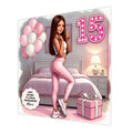 Personalised 15th Birthday Card - Girl in Sportswear - Brown Hair