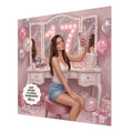 Personalised 17th Birthday Card - Girl at a Dressing Table - Brown Hair
