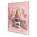 Happy Birthday Granddaughter 12th Pink Vanity Greeting Card A5