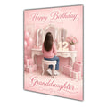 Happy Birthday Granddaughter 12th Pink Vanity Greeting Card A5