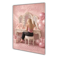Happy Birthday Granddaughter 20th Pink Vanity Greeting Card A5