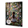 Personalised Birthday Card Girls Swing Granddaughter Daughter A5 Size