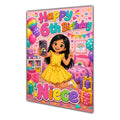 Happy 6th Birthday Colourful Bedroom Greeting Card A5