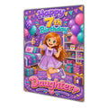 Happy 7th Birthday Colourful Bedroom Greeting Card A5