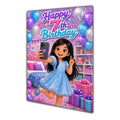 Happy 7th Birthday Colourful Bedroom Greeting Card A5