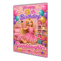 Happy 9th Birthday Colourful Bedroom Greeting Card A5