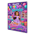 Happy 10th Birthday Colourful Bedroom Greeting Card A5