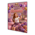 Happy 11th Birthday Colourful Bedroom Greeting Card A5