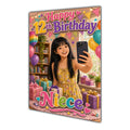 Happy 12th Birthday Colourful Bedroom Greeting Card A5
