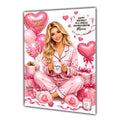 Personalised Birthday Card Women Pyjamas Coffee Tea Daughter Niece A5 Size