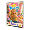 Happy 15th Birthday Colourful Bedroom Greeting Card A5