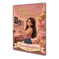 Happy 16th Birthday Colourful Bedroom Greeting Card A5