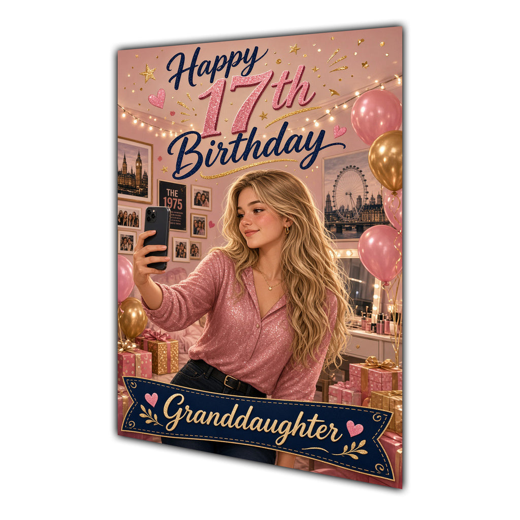 Happy 16th Birthday Colourful Bedroom Greeting Card A5