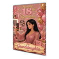 Happy 18th Birthday Colourful Bedroom Greeting Card A5