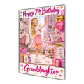 Happy 7th Birthday Granddaughter Pink Bedroom Selfie Greeting Card A5