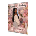 Happy 16th Birthday Daughter Pink Bedroom Selfie Greeting Card A5