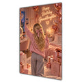 Happy Birthday Granddaughter Blonde Hair Rose Gold Selfie Card A5