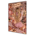 Happy Birthday Granddaughter Blonde Hair Rose Gold Selfie Card A5