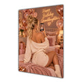 Happy Birthday Granddaughter Blonde Hair Rose Gold Selfie Card A5