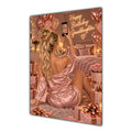 Happy Birthday Granddaughter Blonde Hair Rose Gold Selfie Card A5