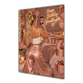 Happy Birthday Granddaughter Blonde Hair Rose Gold Selfie Card A5