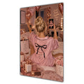 Happy Birthday Granddaughter Blonde Hair Rose Gold Selfie Card A5