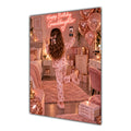 Happy Birthday Granddaughter Brown Hair Rose Gold Selfie Card A5