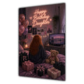 Happy Birthday Daughter Ginger Hair Pink TV Bedroom Card A5