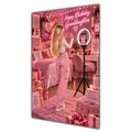 Happy Birthday Granddaughter Blonde Hair Pink Selfie Card A5