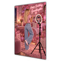 Happy Birthday Granddaughter Blonde Hair Pink Selfie Card A5
