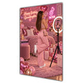 Happy Birthday Granddaughter Brown Hair Pink Selfie Card A5