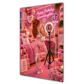 Happy Birthday Granddaughter Ginger Hair Pink Selfie Card A5